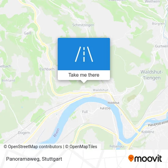 Карта Panoramaweg