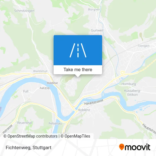 Карта Fichtenweg