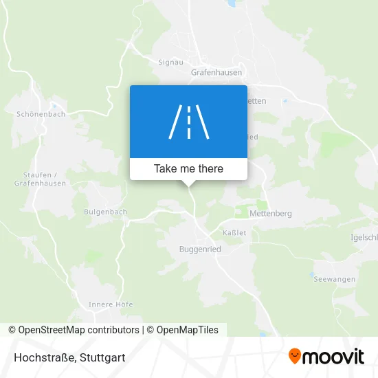 Карта Hochstraße