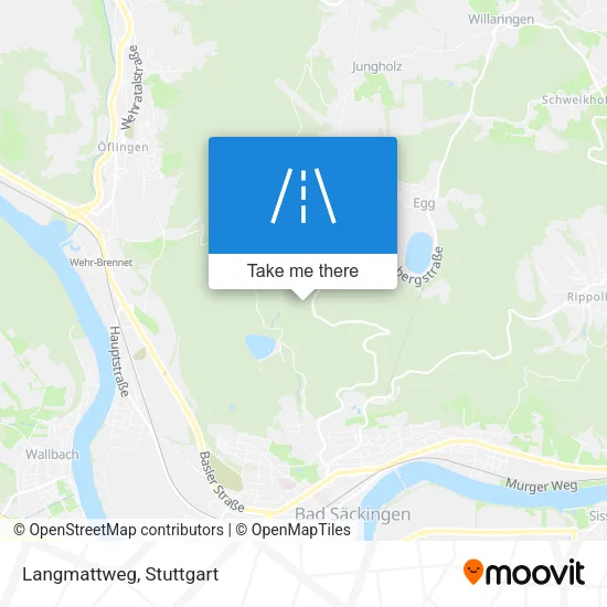 Карта Langmattweg