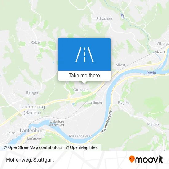 Карта Höhenweg