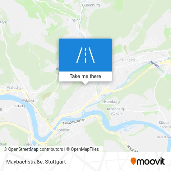 Карта Maybachstraße