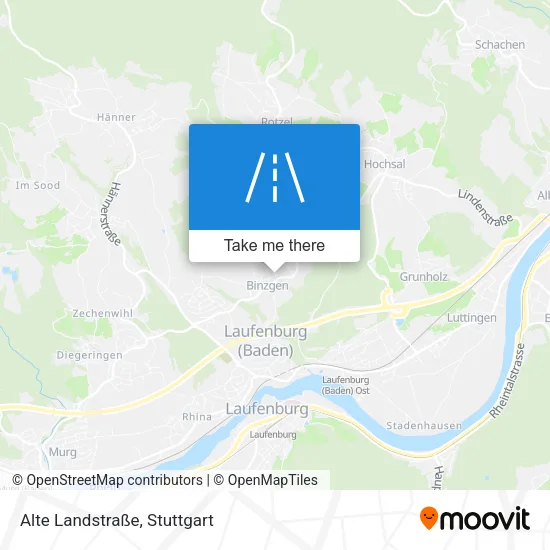 Карта Alte Landstraße