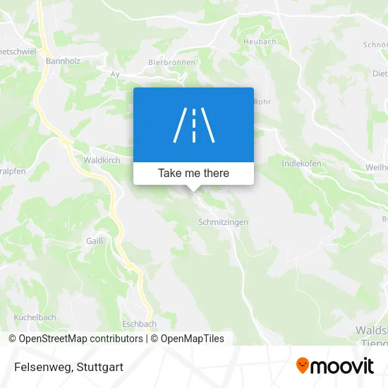 Карта Felsenweg