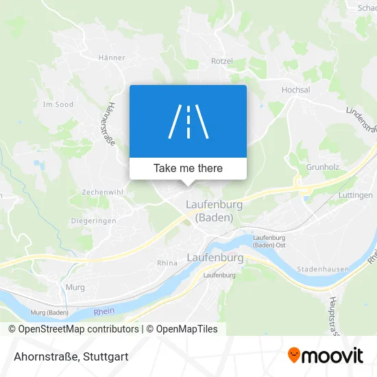 Карта Ahornstraße