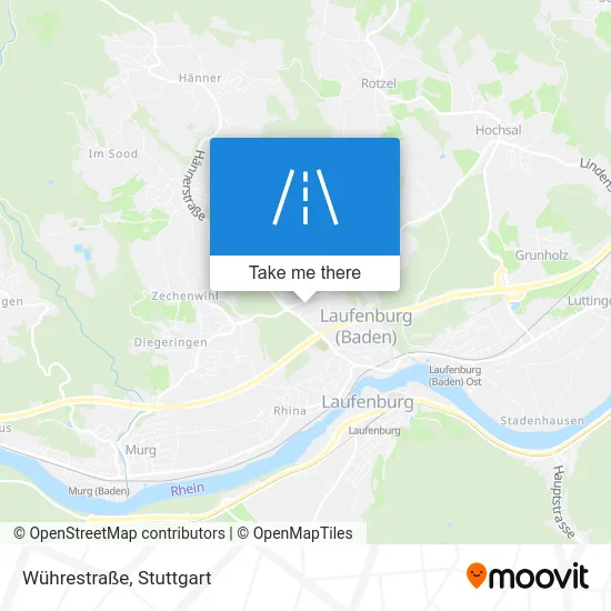 Карта Wührestraße