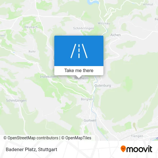 Карта Badener Platz