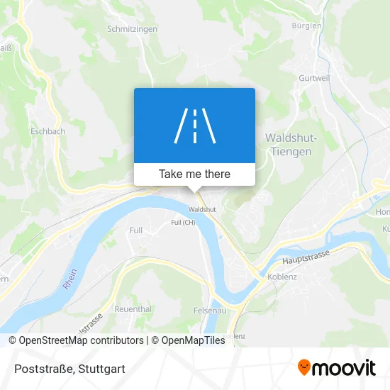 Карта Poststraße