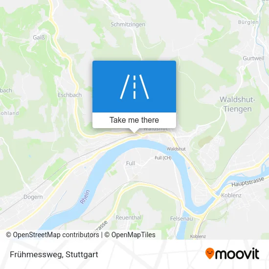 Карта Frühmessweg