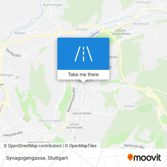 Карта Synagogengasse