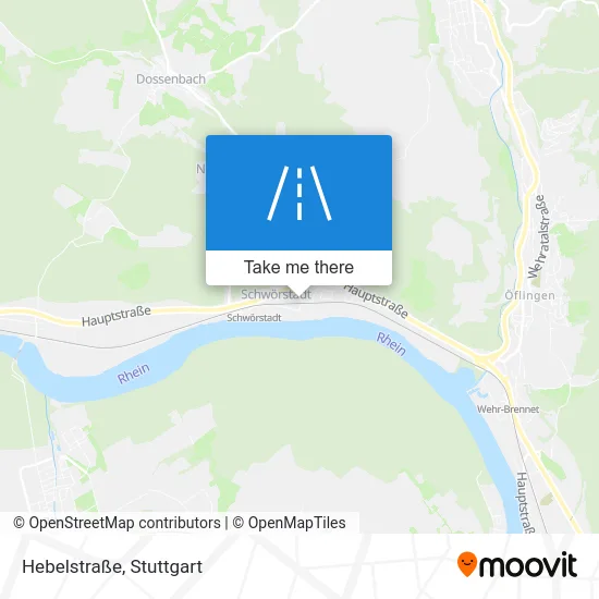 Карта Hebelstraße
