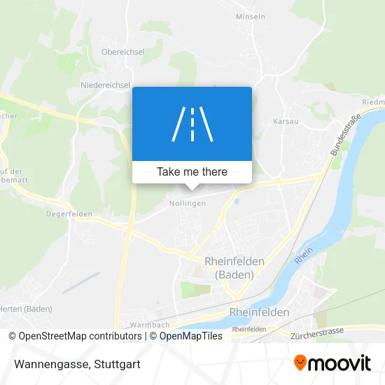 Карта Wannengasse