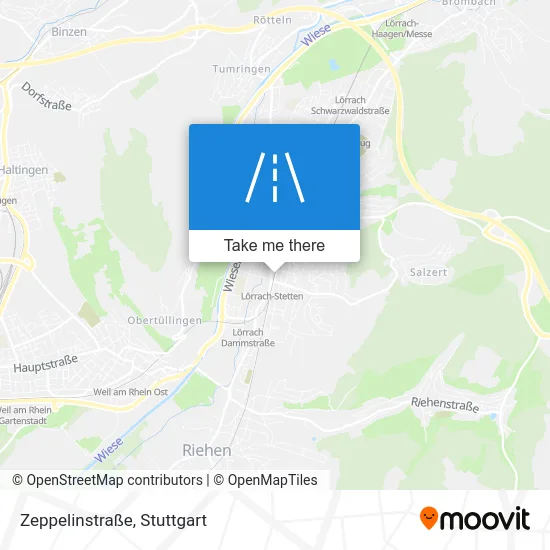 Карта Zeppelinstraße