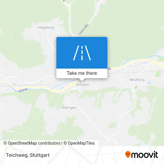 Teichweg map