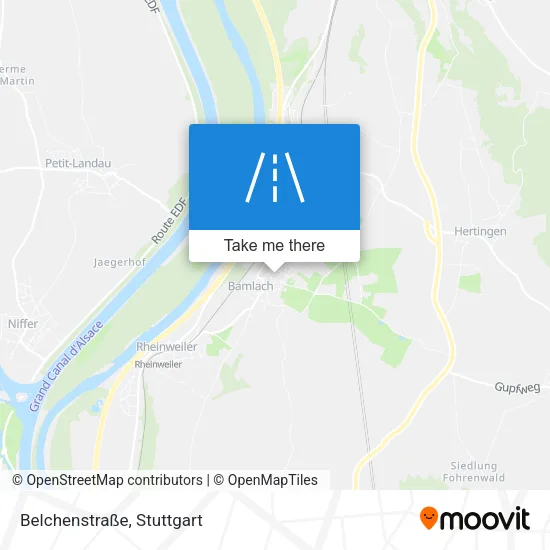 Карта Belchenstraße