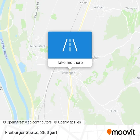 Карта Freiburger Straße