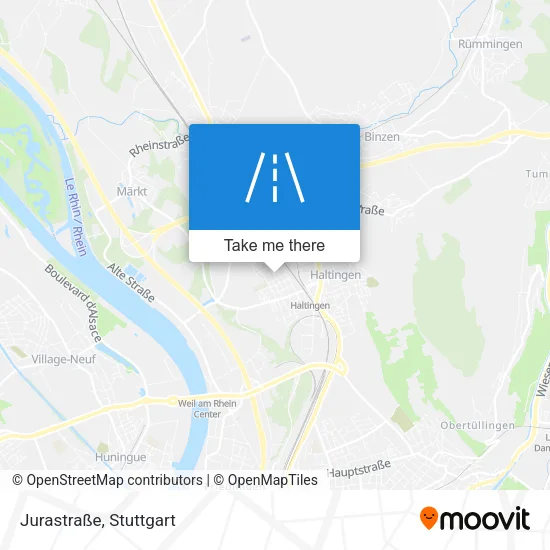 Карта Jurastraße