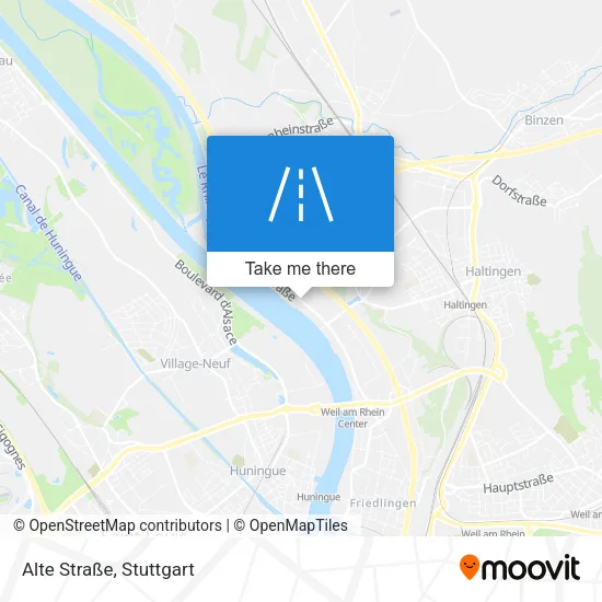 Карта Alte Straße