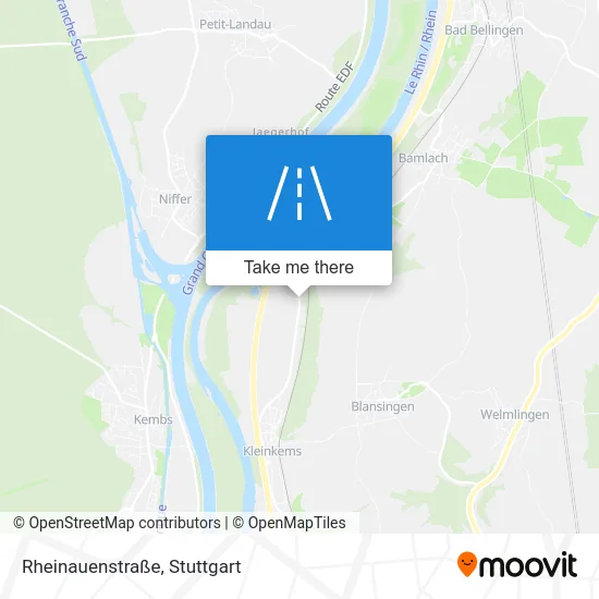 Rheinauenstraße map