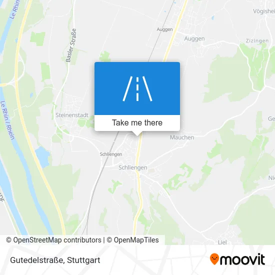 Карта Gutedelstraße