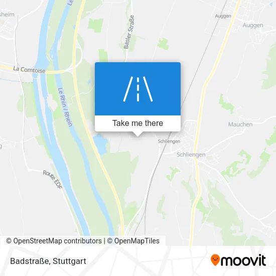 Карта Badstraße