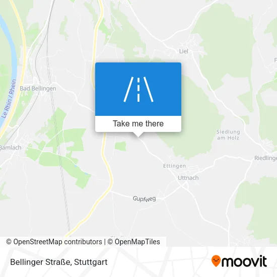 Карта Bellinger Straße