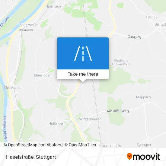 Карта Haselstraße