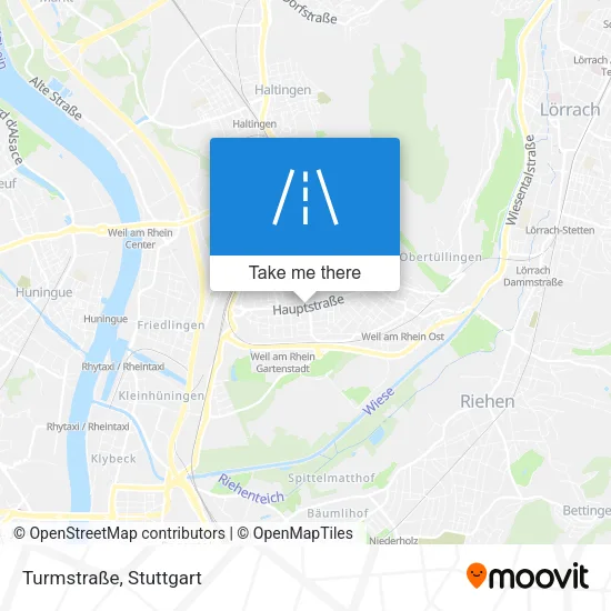 Карта Turmstraße