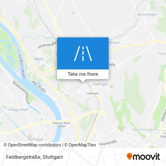 Карта Feldbergstraße