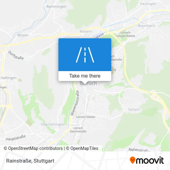 Карта Rainstraße