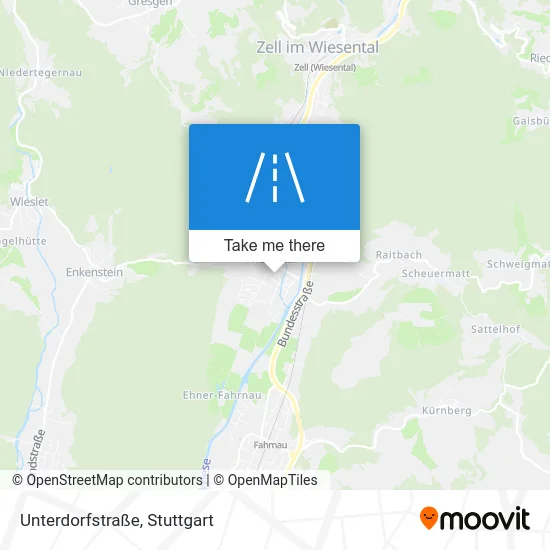 Карта Unterdorfstraße