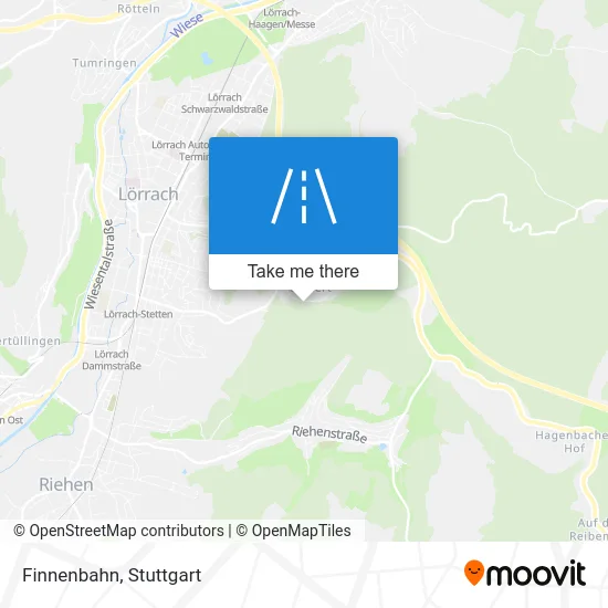 Карта Finnenbahn