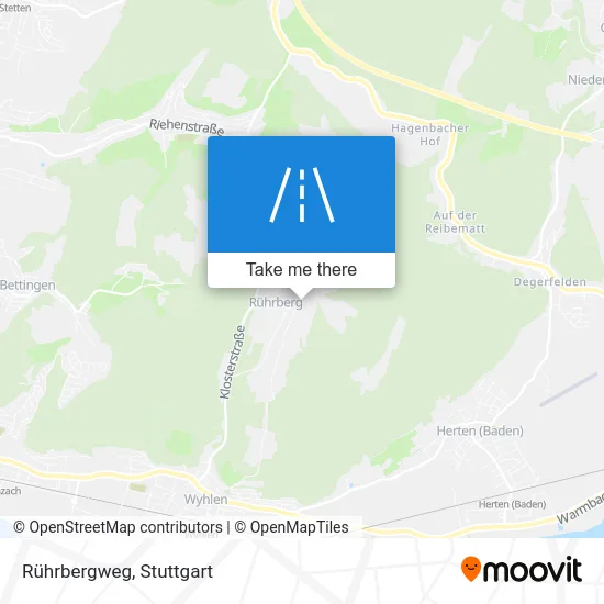 Rührbergweg map