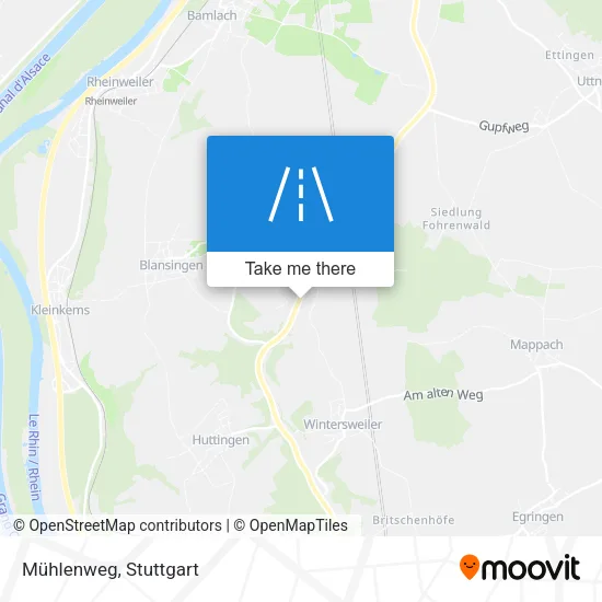 Карта Mühlenweg