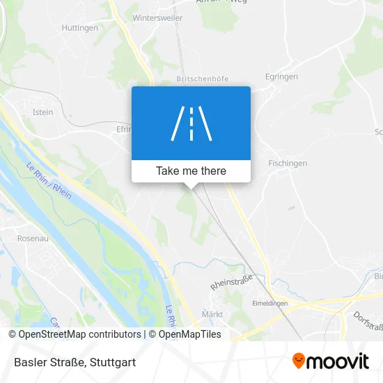 Карта Basler Straße