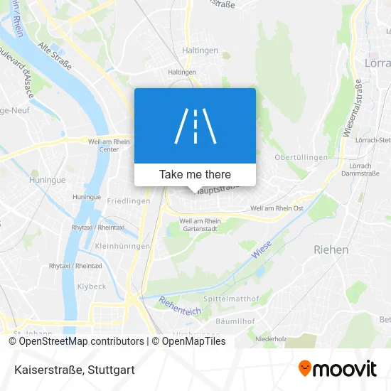 Карта Kaiserstraße