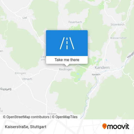 Карта Kaiserstraße