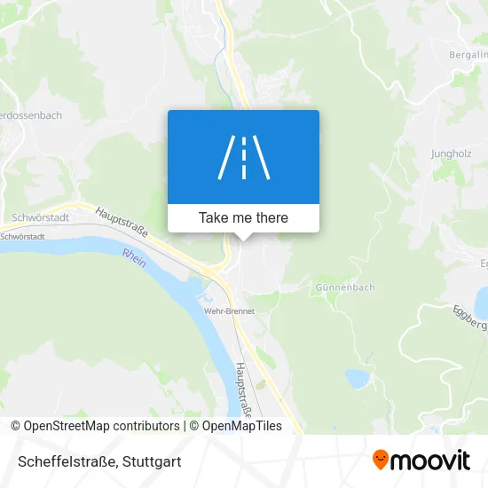 Карта Scheffelstraße