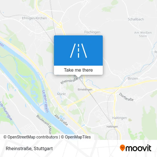 Карта Rheinstraße