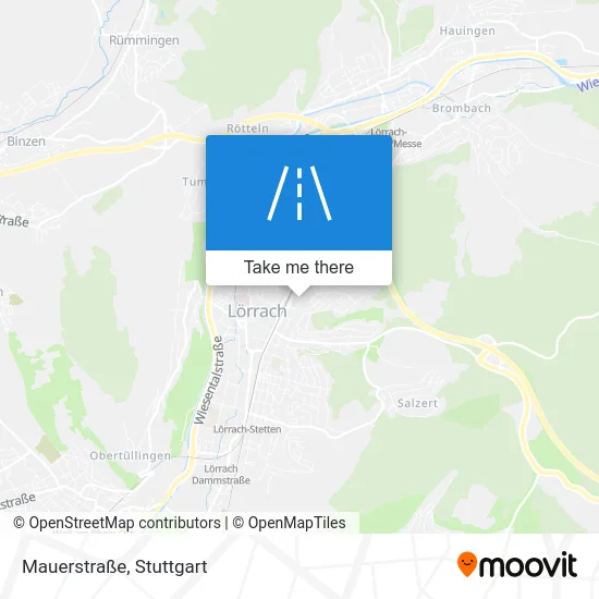 Карта Mauerstraße