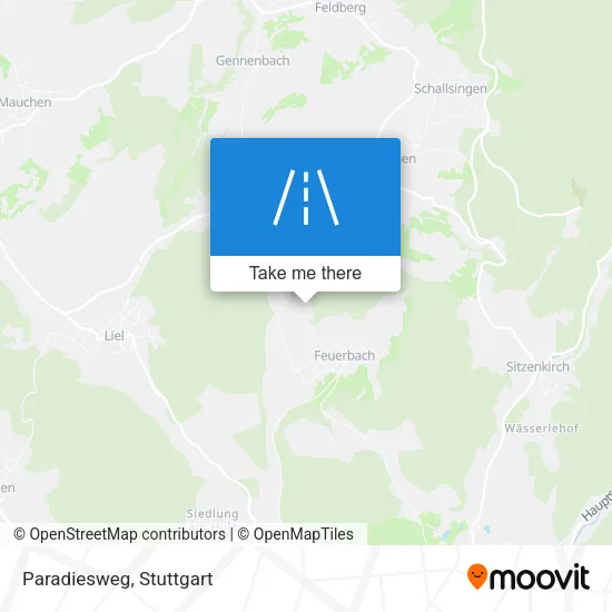 Карта Paradiesweg