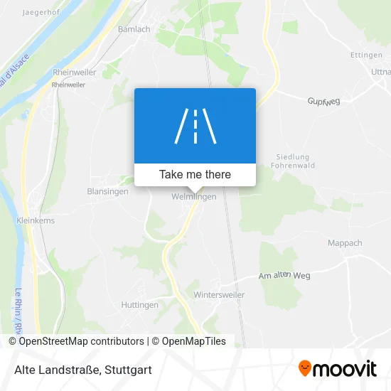 Карта Alte Landstraße