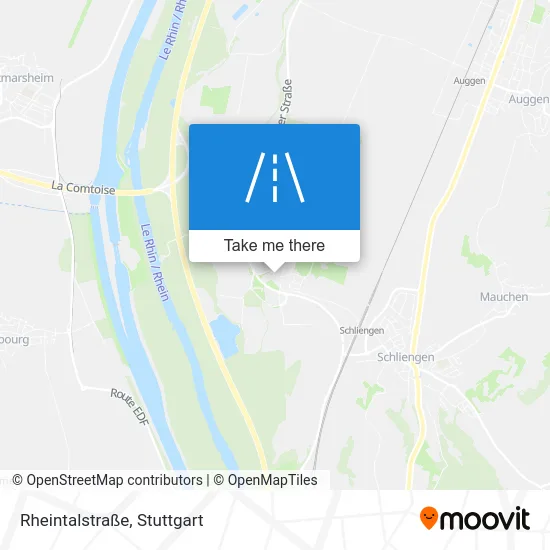 Rheintalstraße map