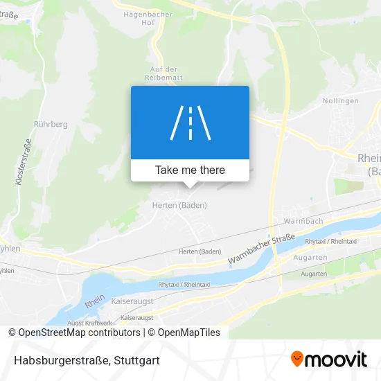 Карта Habsburgerstraße