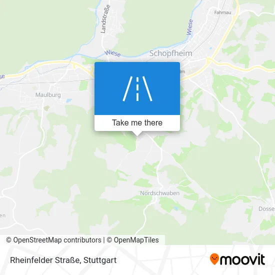 Rheinfelder Straße map