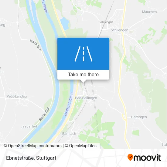Карта Ebnetstraße