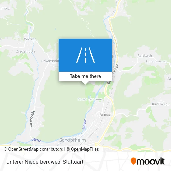 Карта Unterer Niederbergweg
