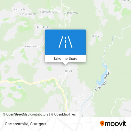 Карта Gartenstraße