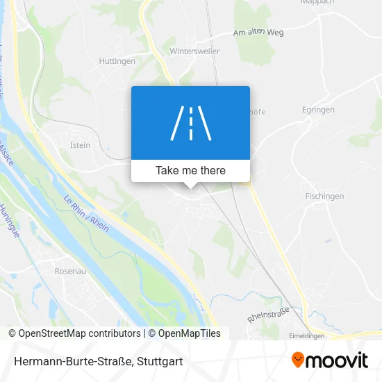 Карта Hermann-Burte-Straße