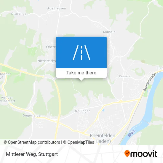 Карта Mittlerer Weg